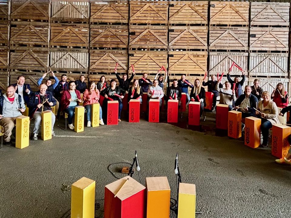 Caisses palox et pommes de terre