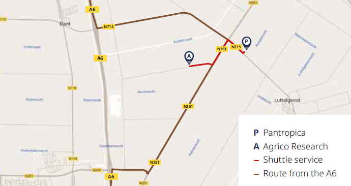 Parking map Agrico Variety Show