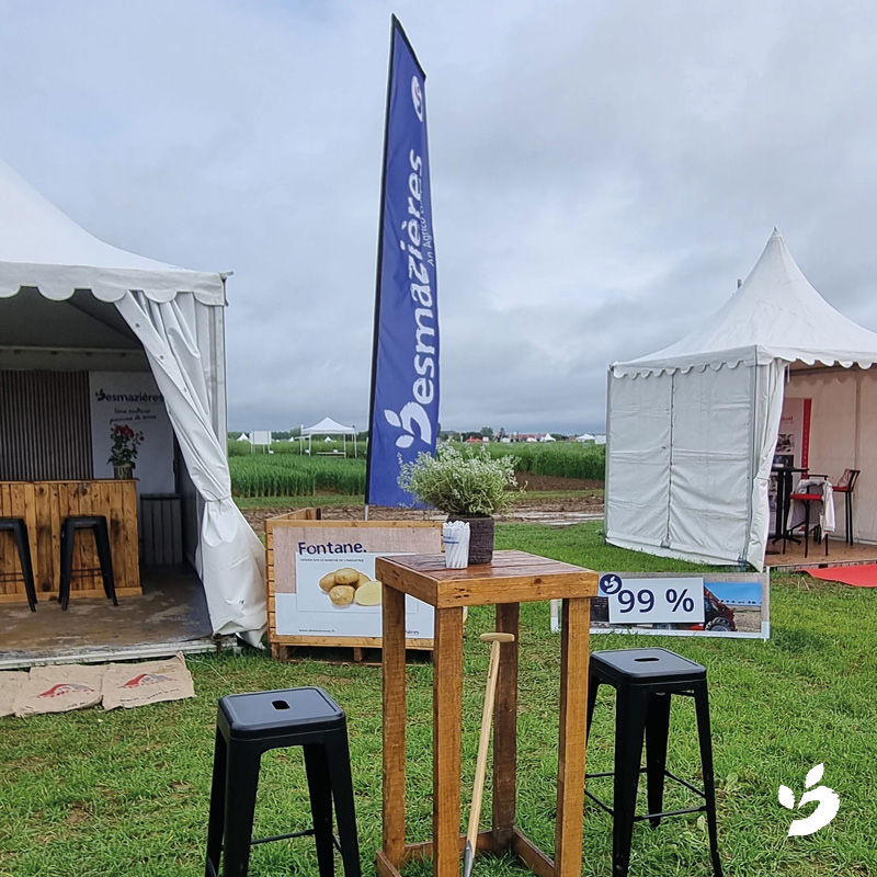 Salon Terres innovation avec la participation de Desmazières