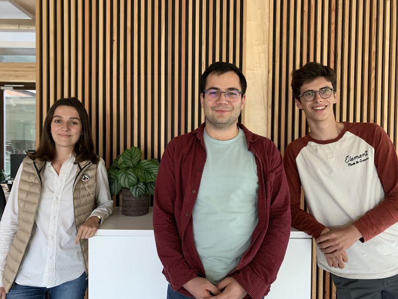 Les 3 nouveaux alternants de chez Desmazières