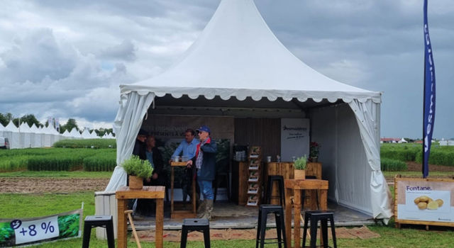 Salon Terres innovation avec la participation de Desmazières