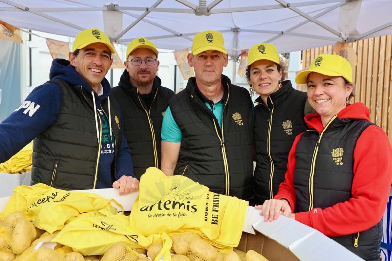 collaborateurs desmazières au championnat du monde de la frite